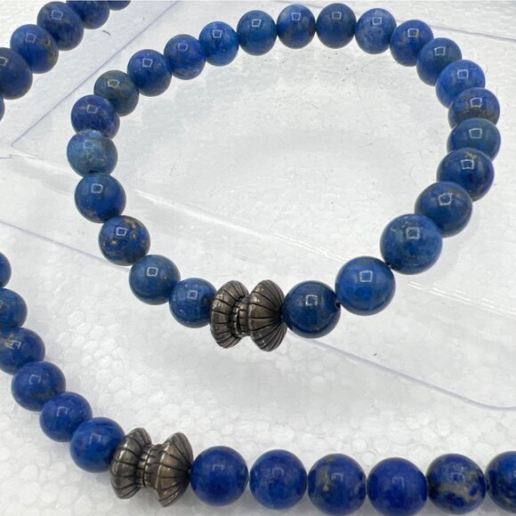 Jay King DTR Necklace Bracelet Lapis Lazuli Convertible Magnetic Clasp Mine Find - Picture 3 of 9